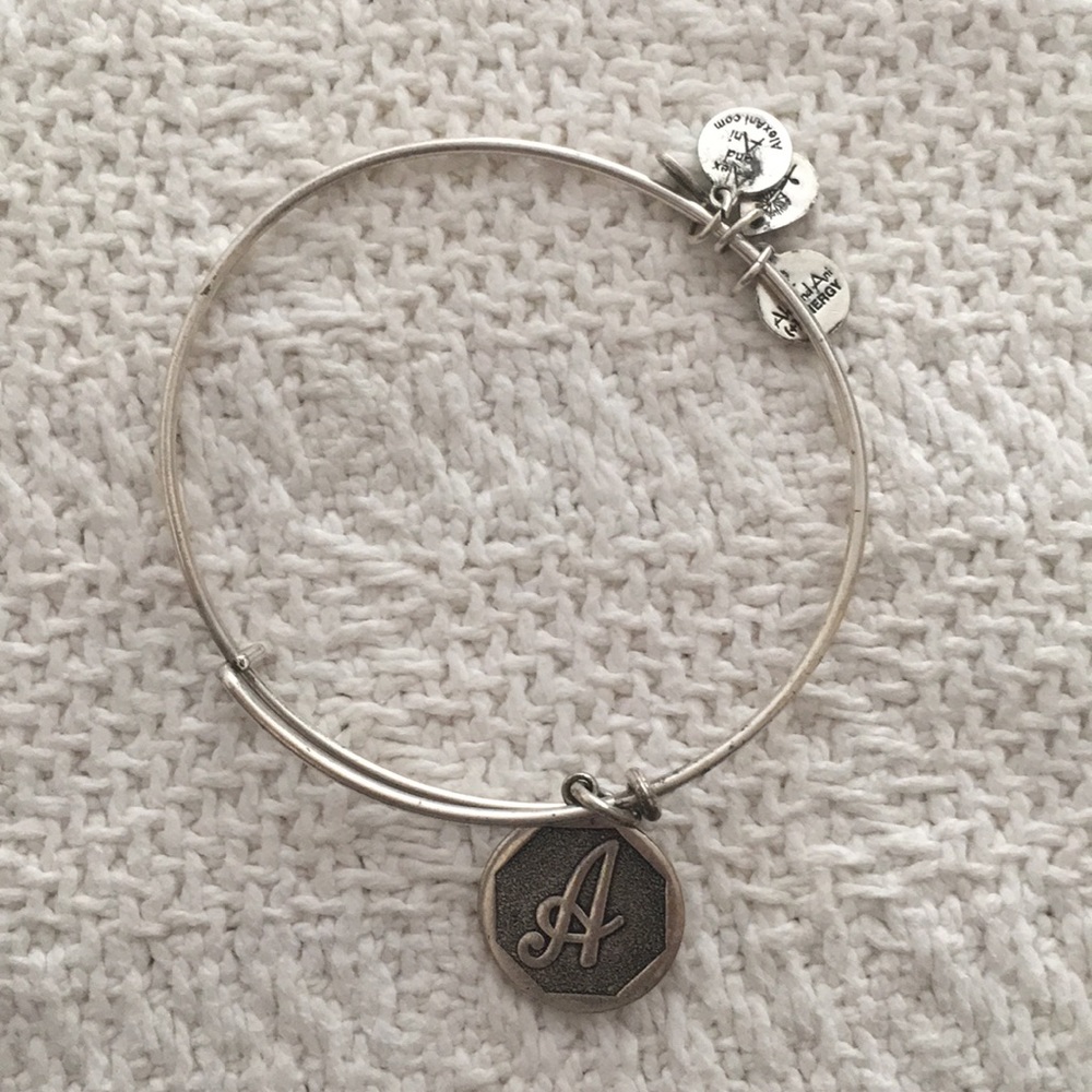 Alex and Ani "A" bracelet